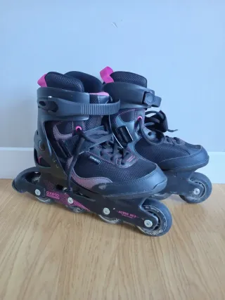 Patines Oxelo Talla 39 con Protecciones y Bolsa