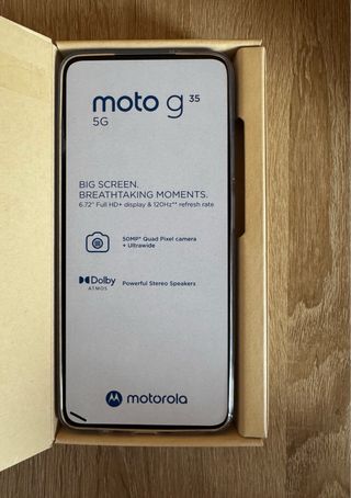 Motorola G35 + Cover Trasparente
