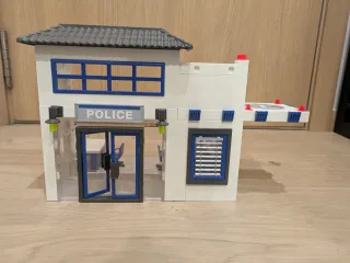 Comisaría Playmobil con Helipuerto