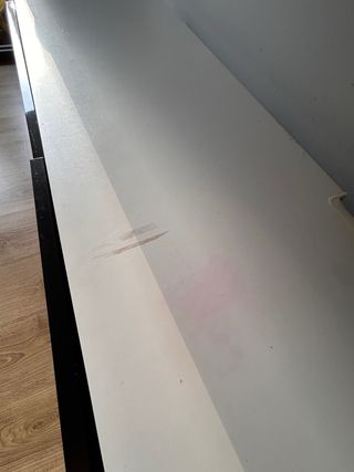 Mueble TV blanco y negro