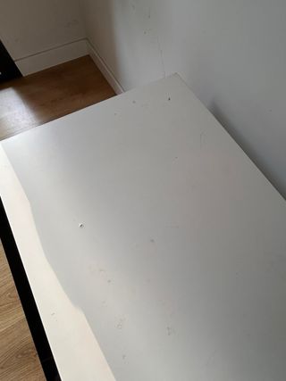 Mueble TV blanco y negro