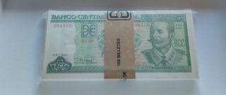 Taco 100 Banconote da 5 Pesos Cuba 2020