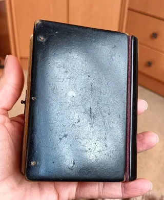 Misal antiguo tapas baquelita y nácar