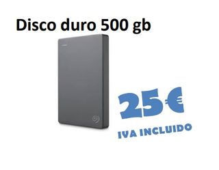 Disco Duro Externo Seagate 500 GB