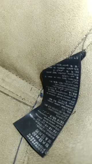 Bolso shopper Bimba y Lola beige y azul