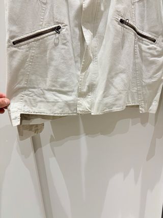 Chaqueta Bomber Diseño Beige. 100% algodón