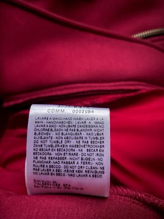 Cazadora MET roja con cremalleras