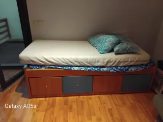 2 Camas nido madera y tela