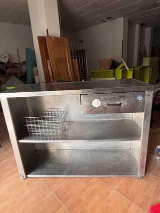 Estantería de acero inoxidable