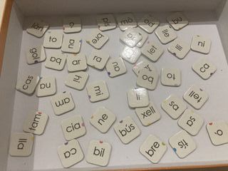Juego educativo Les síl·labes Diset