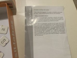 Juego educativo Les síl·labes Diset