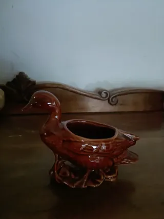 Figura decorativa de cristal azul