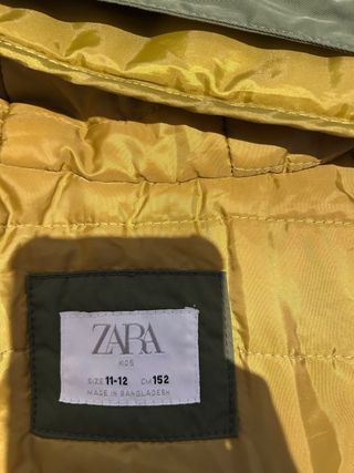 Chaqueta Zara desmontable mujer T.XS/S