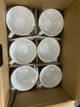 Servizio da tè con zuccheriera in porcellana