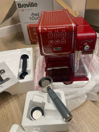 Cafetera Breville Prima Latte III Roja