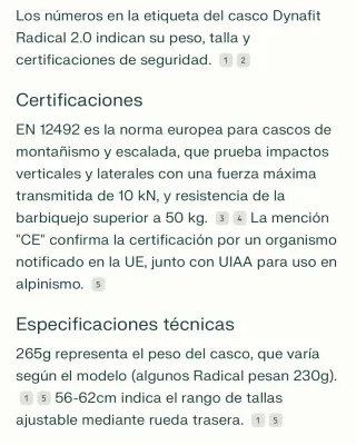 Casco Dynafit Radical 2.0 Skimo