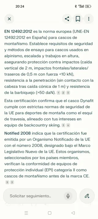 Casco Dynafit Radical 2.0 Skimo