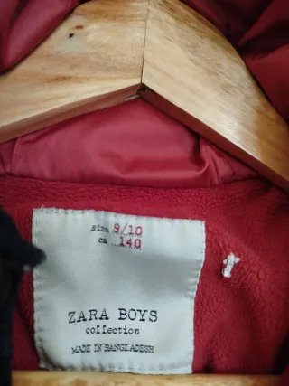 Abrigo Zara niño super calentito