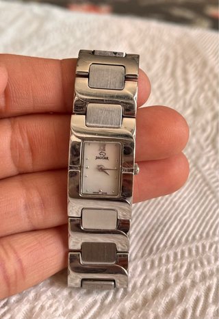 Reloj Jaguar Mujer Plata y Blanco