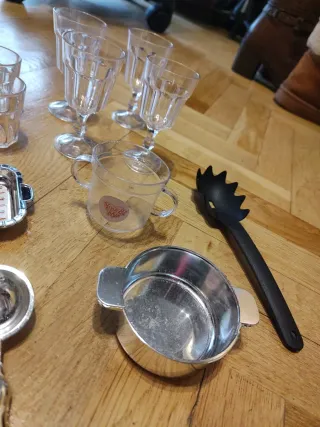 Set Cocinita Juguete Utensilios y Vasos