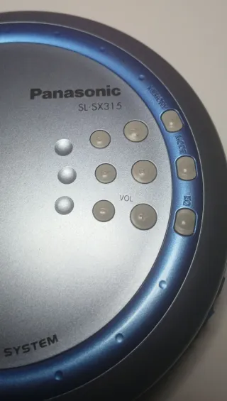 Discman Panasonic Vintage + Accesorios