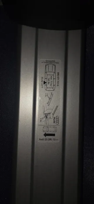 Bacas Audi Q5  del 2013 >>Originales