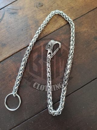 Catena portafoglio teschio indiano