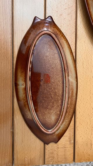 6+1 Piatti Ceramica Forma Pesce