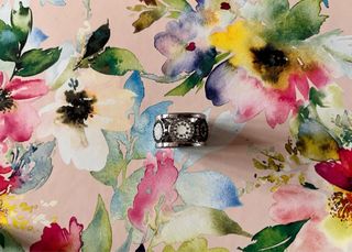 Anillo de plata y negro