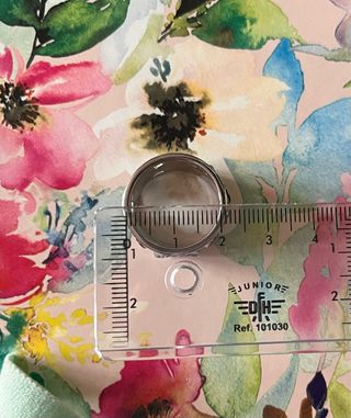 Anillo de plata y negro