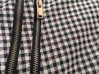 Pantalones pitillo cuadros cremalleras Lefties