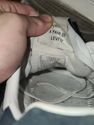 Scarpe Levi's bianche e blu