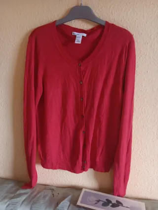 Jersey mujer rojo talla M-L