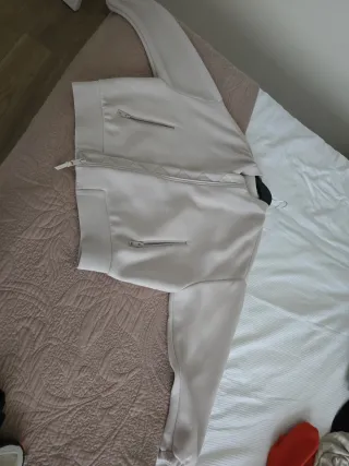 Chaqueta Massimo Dutti Bomber Beige