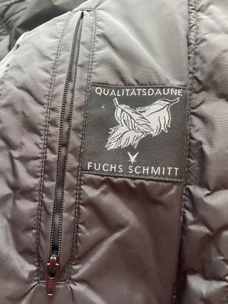 Abrigo de plumas Fuchs Schmitt negro