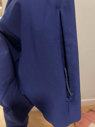 Leggings running Lululemon invierno azul con eti