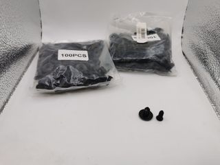 Lote 199 clips remache plástico