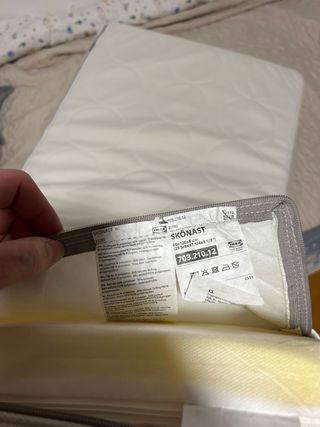 Colchón Cuna Ikea Skönast Blanco
