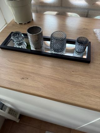 Set di 4 Candelabri in Cristallo