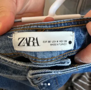 Pantalón vaquero ancho azul