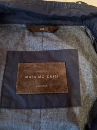 Parka Massimo Dutti Talla M Azul