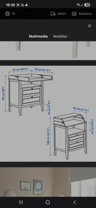 Comodo fasciatoio SUNDVIK IKEA