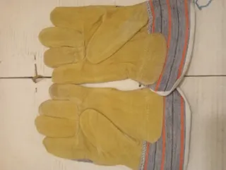 10 paia guanti pelle lavoro