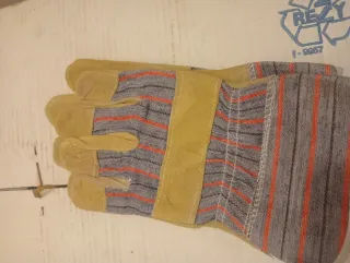 10 paia guanti pelle lavoro