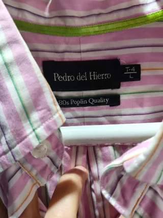Camisa Pedro del Hierro Rayas Talla M