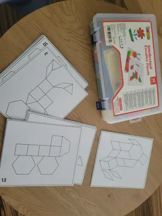 Juego de Puzzles Creativo Geométrico