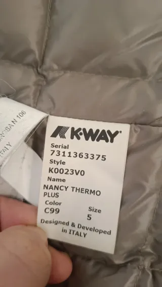 K-Way Nancy Piumino Thermo Plus K0023V0