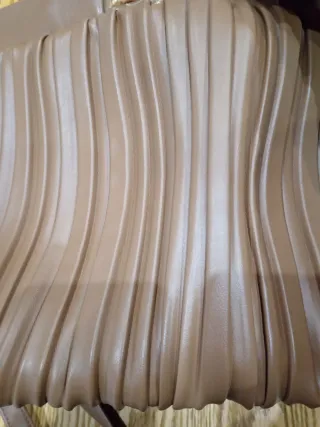 Borsa donna ecopelle con manico bamboo