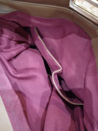 Borsa donna ecopelle con manico bamboo