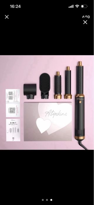 Secador de pelo con accesorios